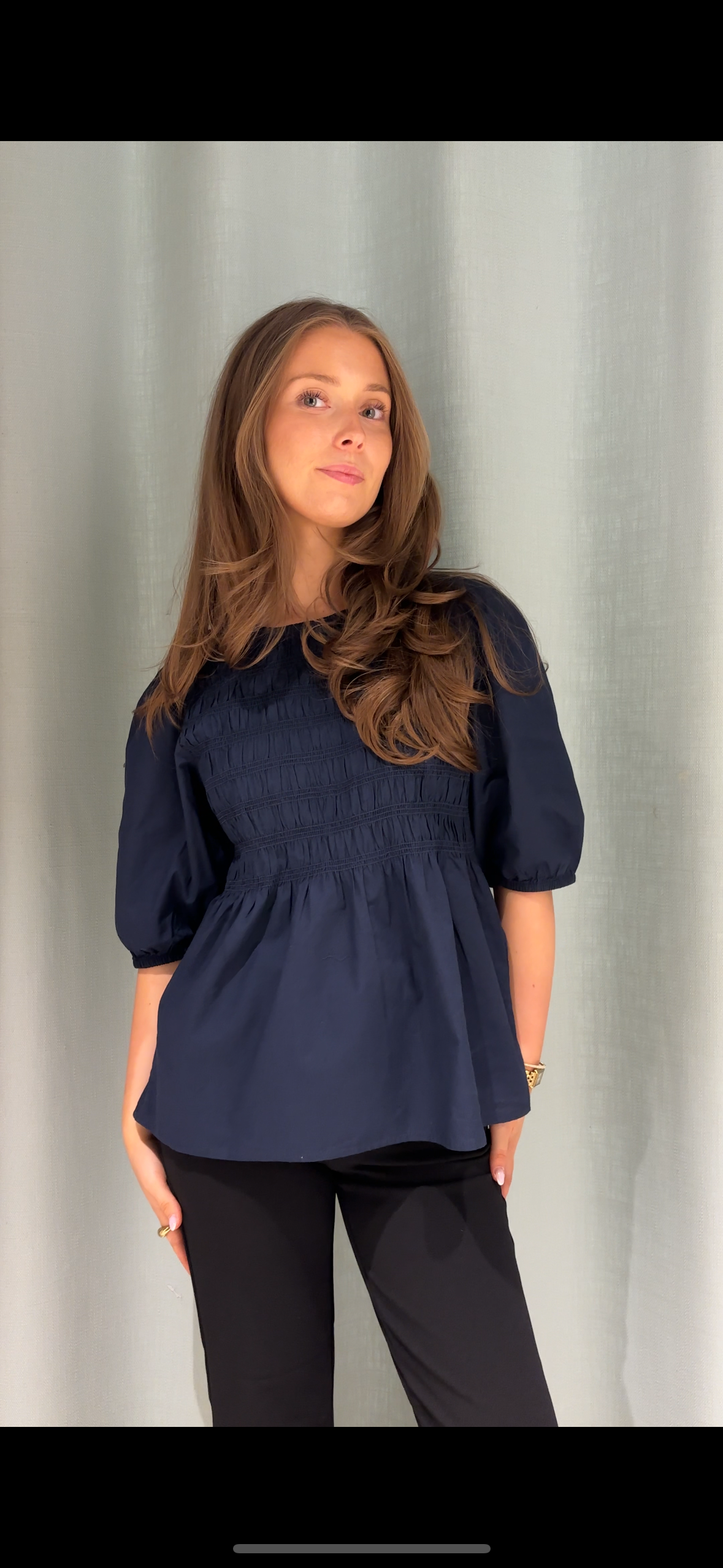 VMARLENE Top - Navy Blazer